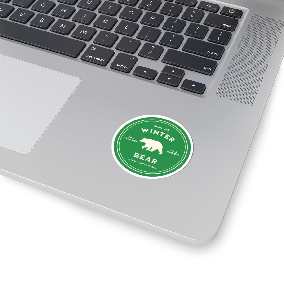 Winter Bear Badge Series Vinyl Sticker