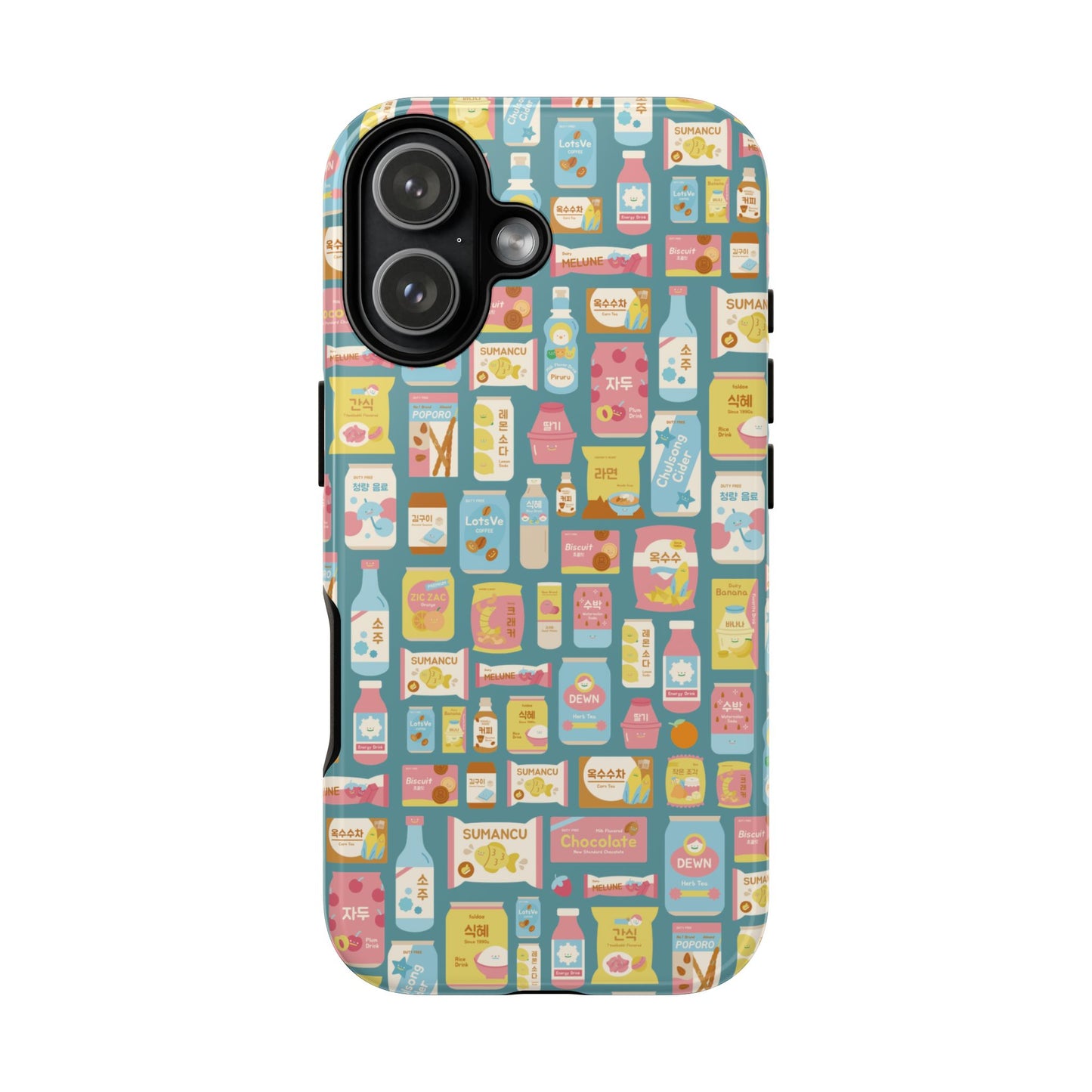 Sweet Pastel Korean Snacks Tough Phone Case - Cute K-Pop Merch - iPhone, Galaxy, Pixel Cover