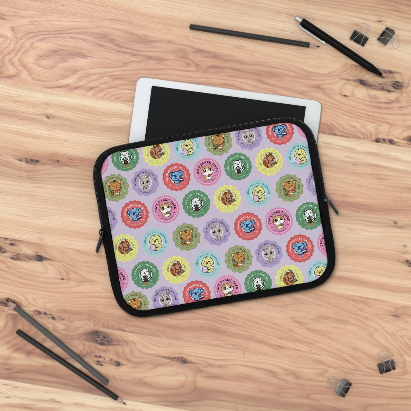 Namgoodies Bakery Series Laptop Sleeve - Elegant K-Pop Tech Accessories