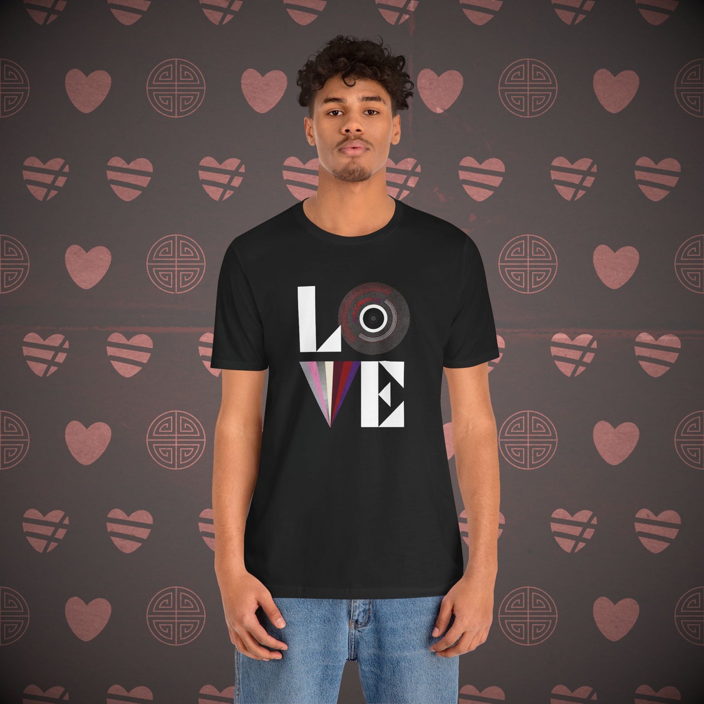 OT7 Short Sleeve Shirt - Love Record - Unisex Jersey T-Shirt
