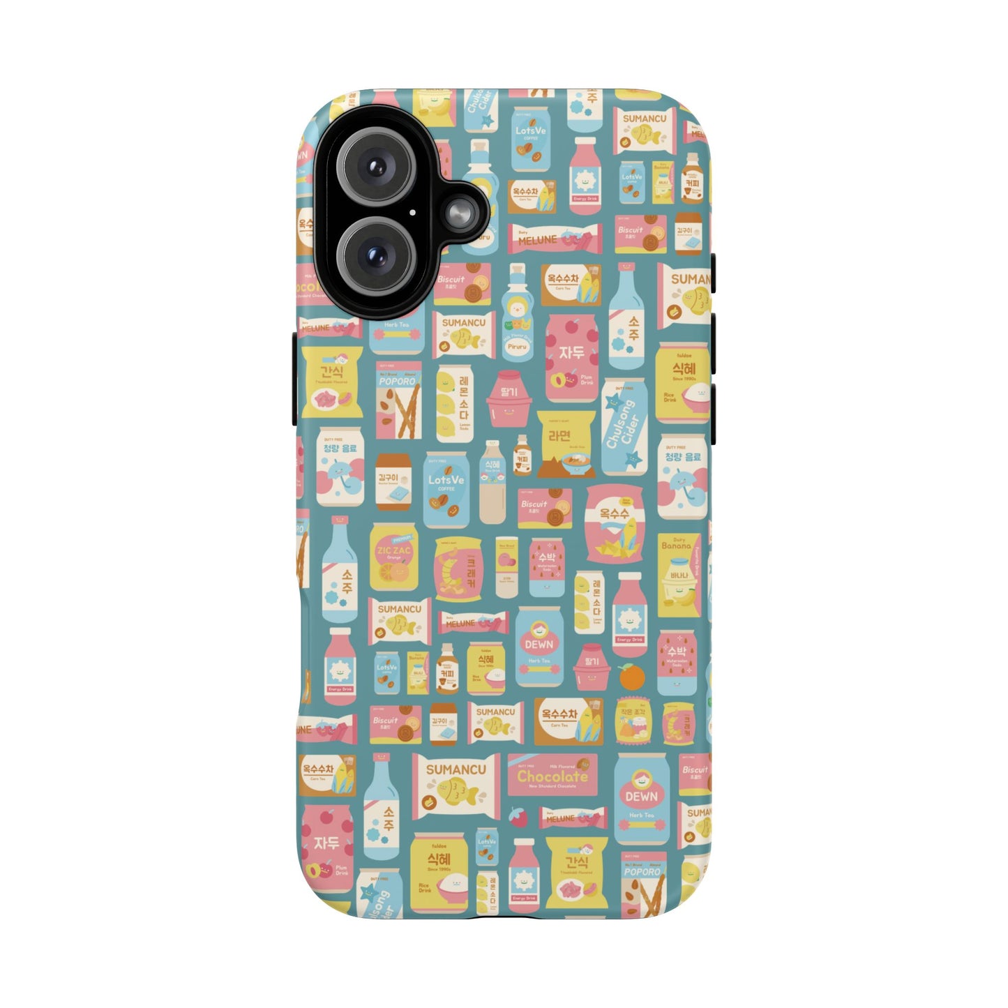 Sweet Pastel Korean Snacks Tough Phone Case - Cute K-Pop Merch - iPhone, Galaxy, Pixel Cover