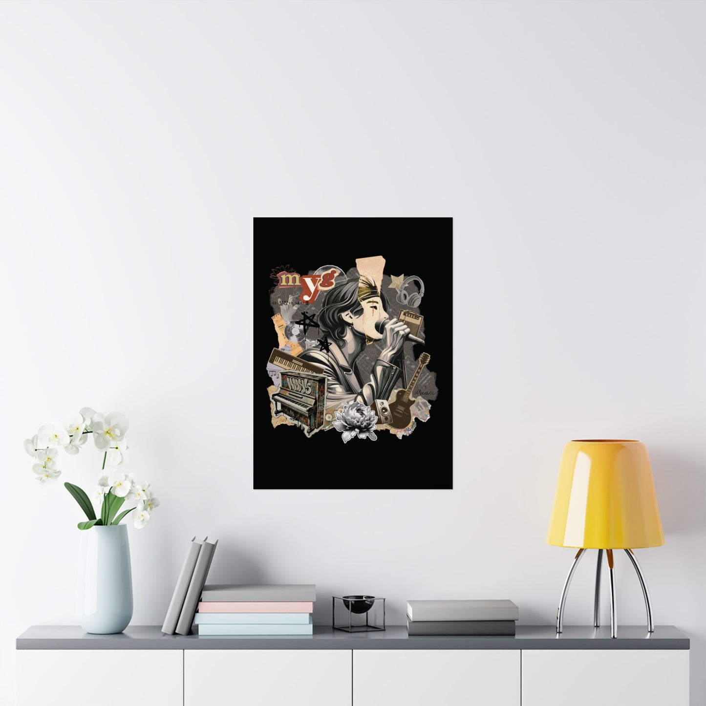 Yoongi 2010s Retro Series Matte Poster