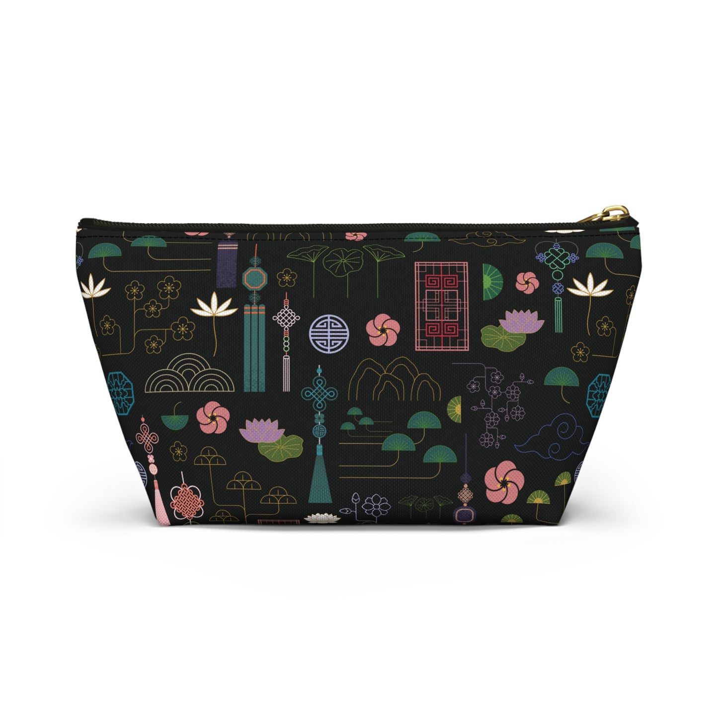 Norigae Night Garden Accessory Pouch w/ T-bottom