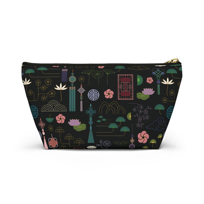 Norigae Night Garden Accessory Pouch w/ T-bottom