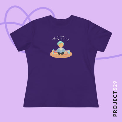 Happily Namjooning Women's Relaxed Jersey Short Sleeve Tee