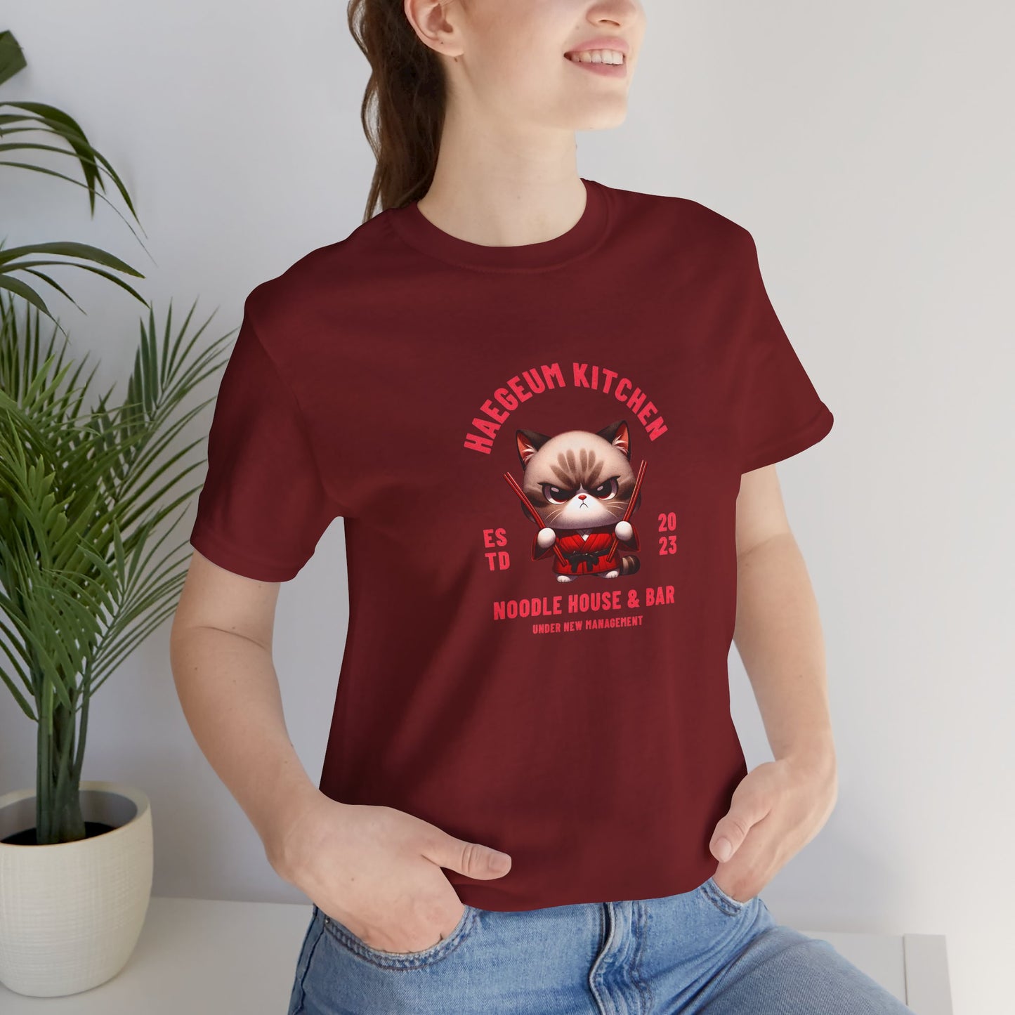 Haegeum Noodle House Unisex Jersey Short Sleeve Tee