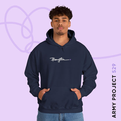 Handwritten Bangtan Embroidered Unisex Heavy Blend™ Hoodie