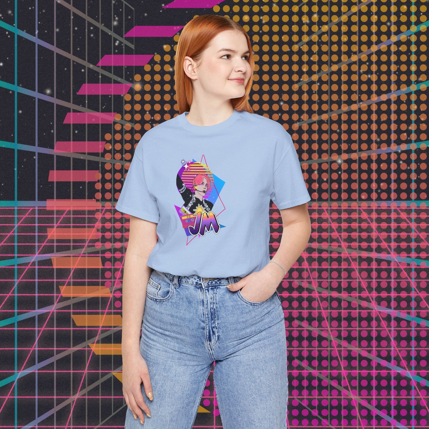 Jimin 1980s Retro Series Unisex Jersey Short Sleeve Tee