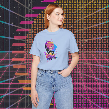 Jimin Short Sleeve Shirt - Fanmade BTS Retro Series - 80s Pop Aesthetic - Soft Unisex T-Shirt