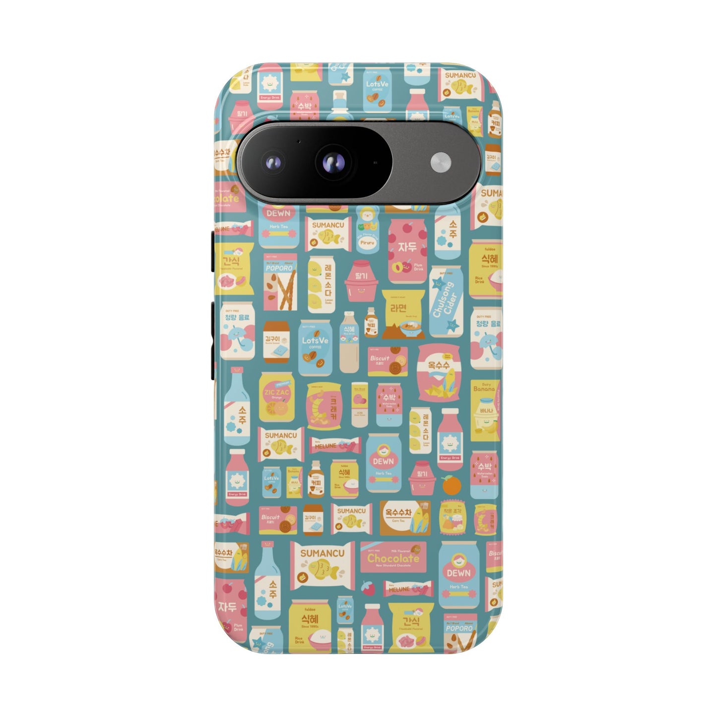 Sweet Pastel Korean Snacks Tough Phone Case - Cute K-Pop Merch - iPhone, Galaxy, Pixel Cover