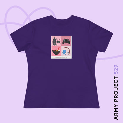 Jin Women's Tee - Funny Fanmade BTS Merch - Care Instructions - Soft Jersey T-Shirt