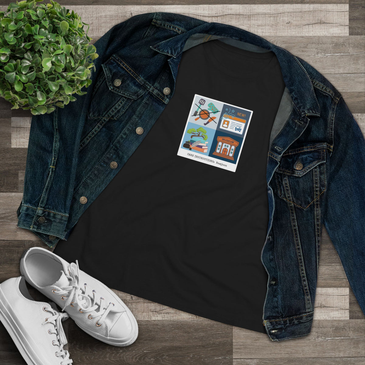 Namjoon Women's Tee - Funny Fanmade Merch - Care Instructions - Soft Jersey T-Shirt