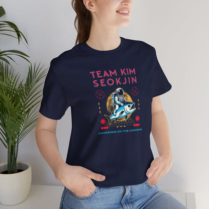 Jin Short Sleeve Shirt - Team Kim Seokjin - Fanmade BTS Merch - Unisex Jersey T-Shirt
