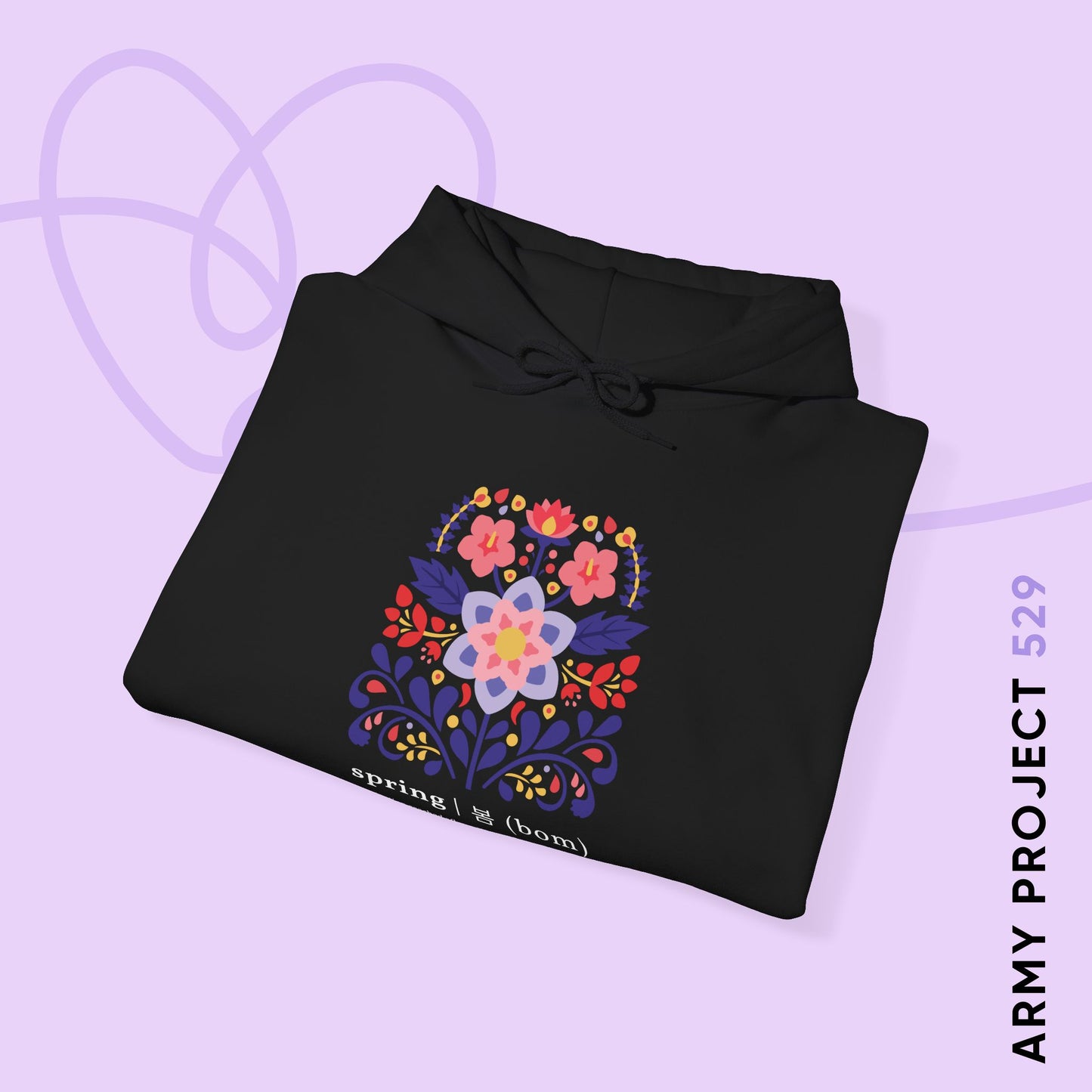 OT7 Hoodie - Until the Flowers Bloom - Cozy Unisex Sweatshirt