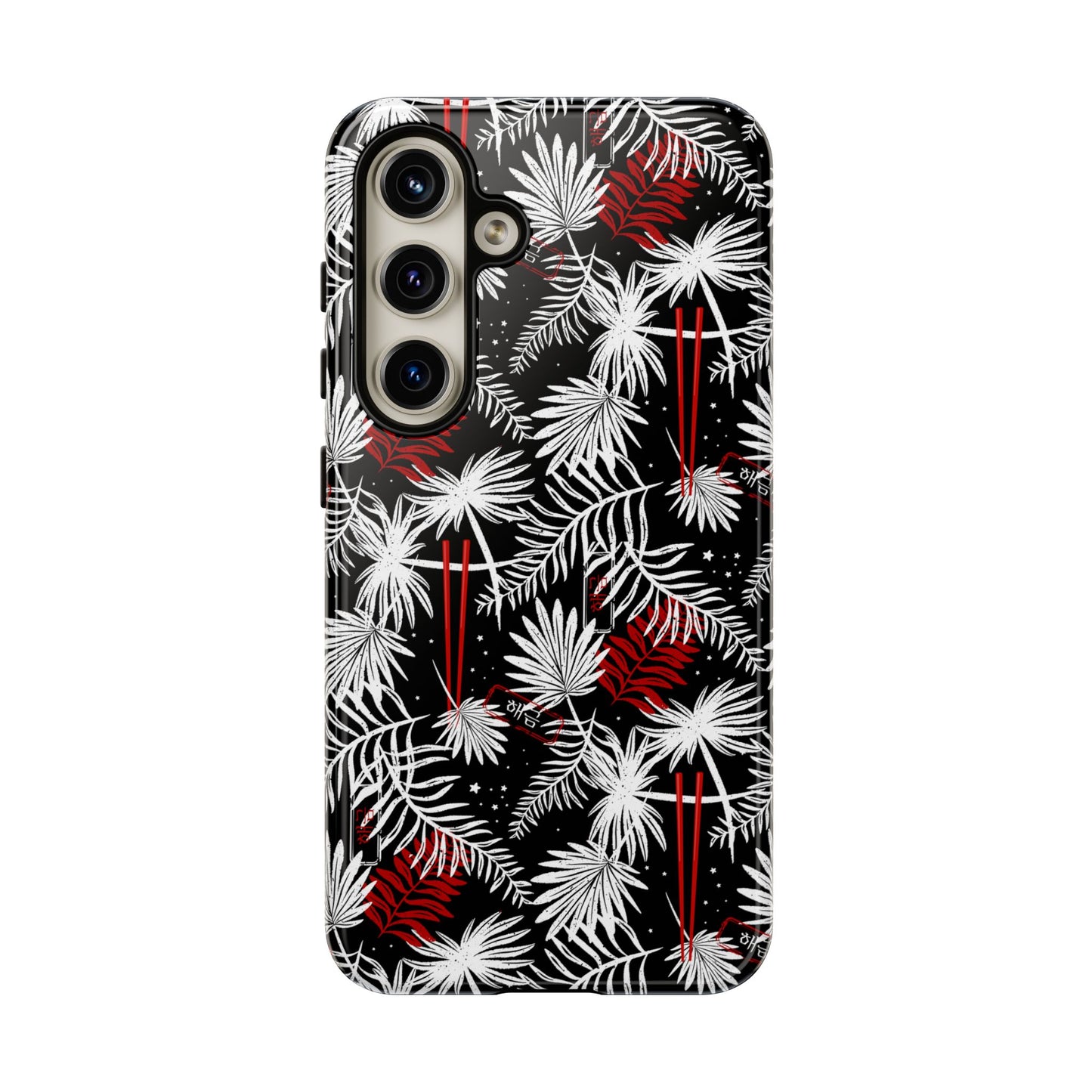 Yoongi Tough Phone Case - Tropical Chopsticks - Fanmade BTS Merch - iPhone, Galaxy, Pixel