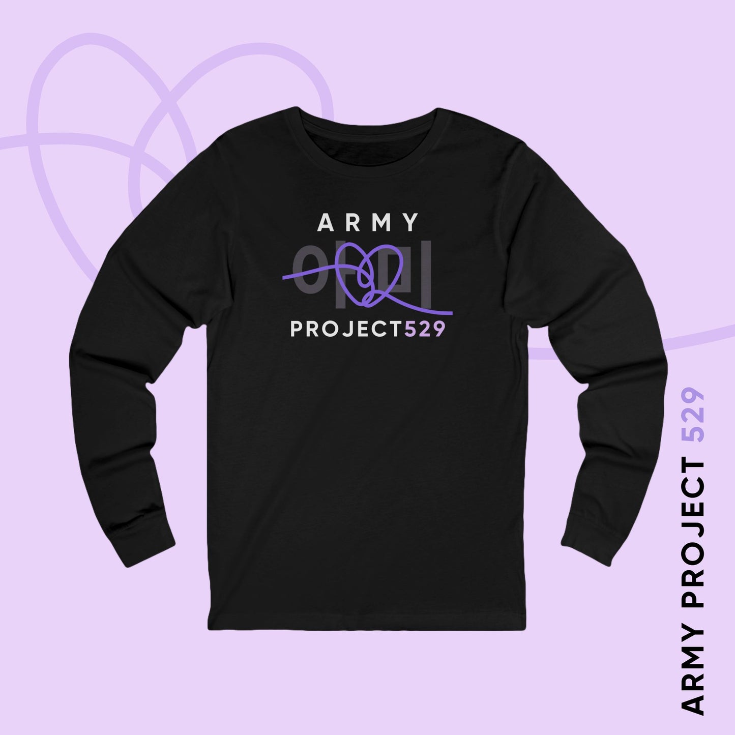 ARMY Project 529 Unisex Jersey Long Sleeve Tee