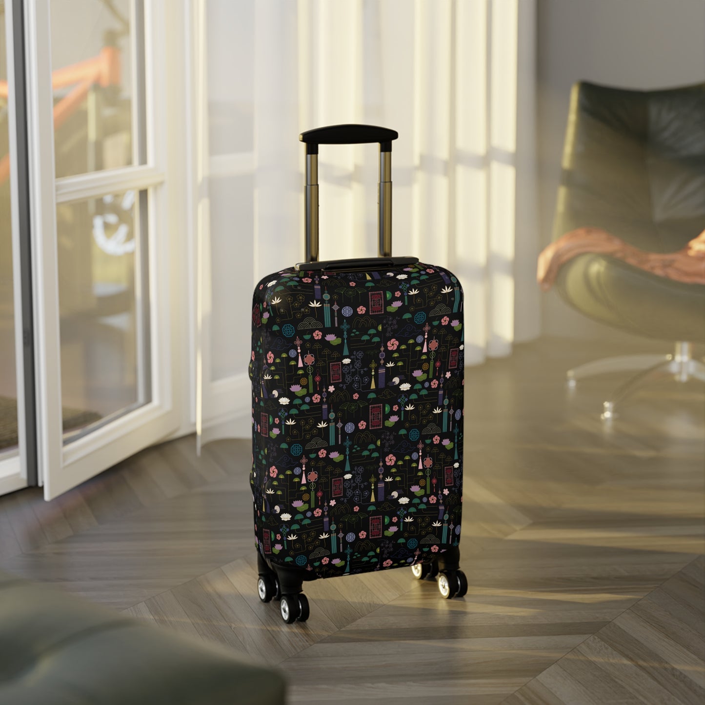 Norigae Night Garden Luggage Cover