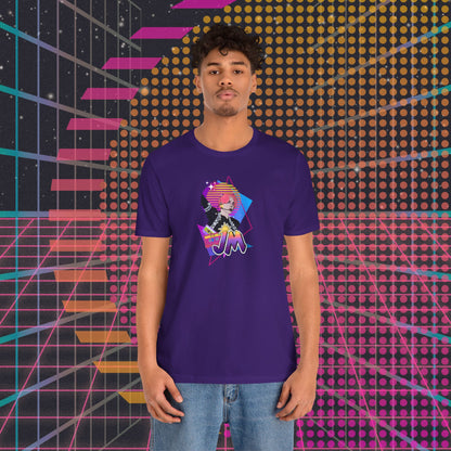 Jimin Short Sleeve Shirt - Fanmade BTS Retro Series - 80s Pop Aesthetic - Soft Unisex T-Shirt