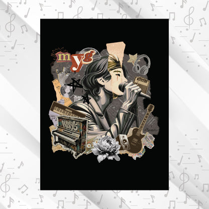 Yoongi 2010s Retro Series Matte Poster