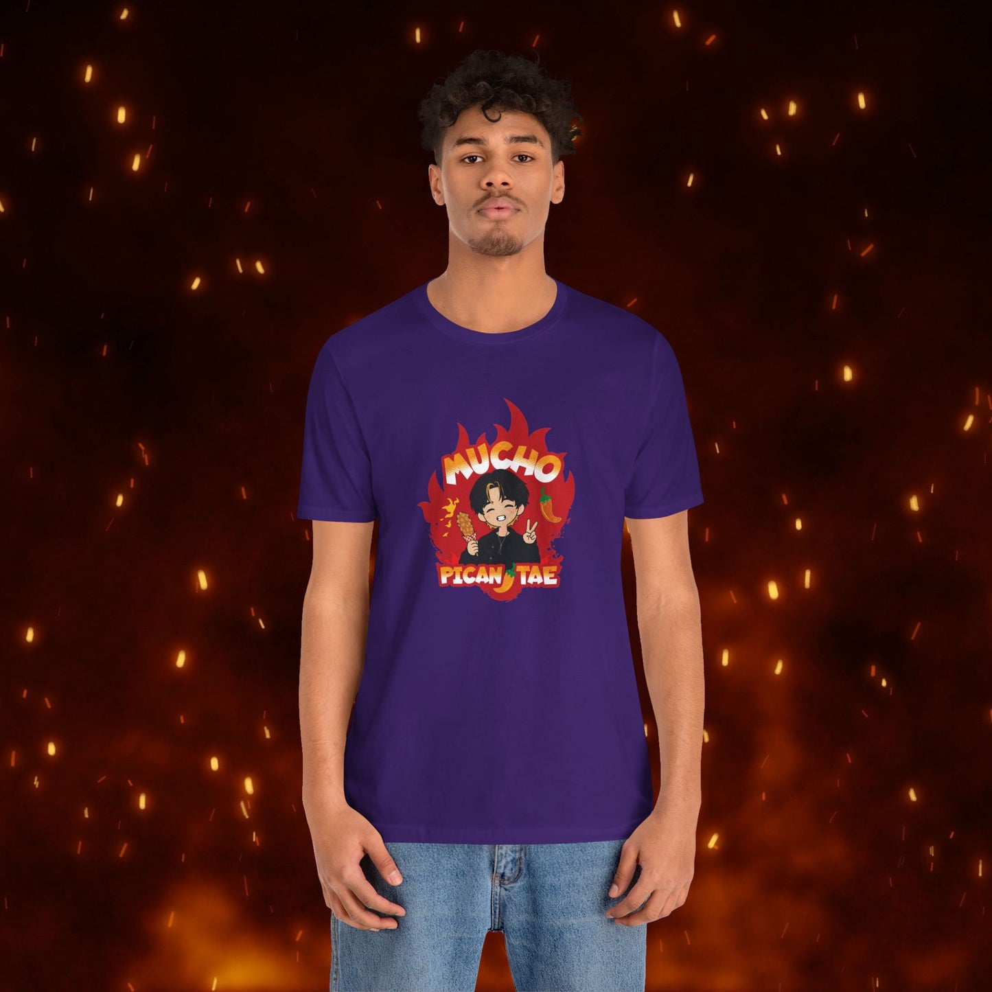 Taehyung Short Sleeve Shirt - Mucho PicanTae - Unisex Jersey T-Shirt