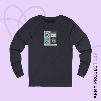 Namjoon Long Sleeve Shirt - Funny Fanmade Merch - Care Instructions - Soft Unisex T-Shirt