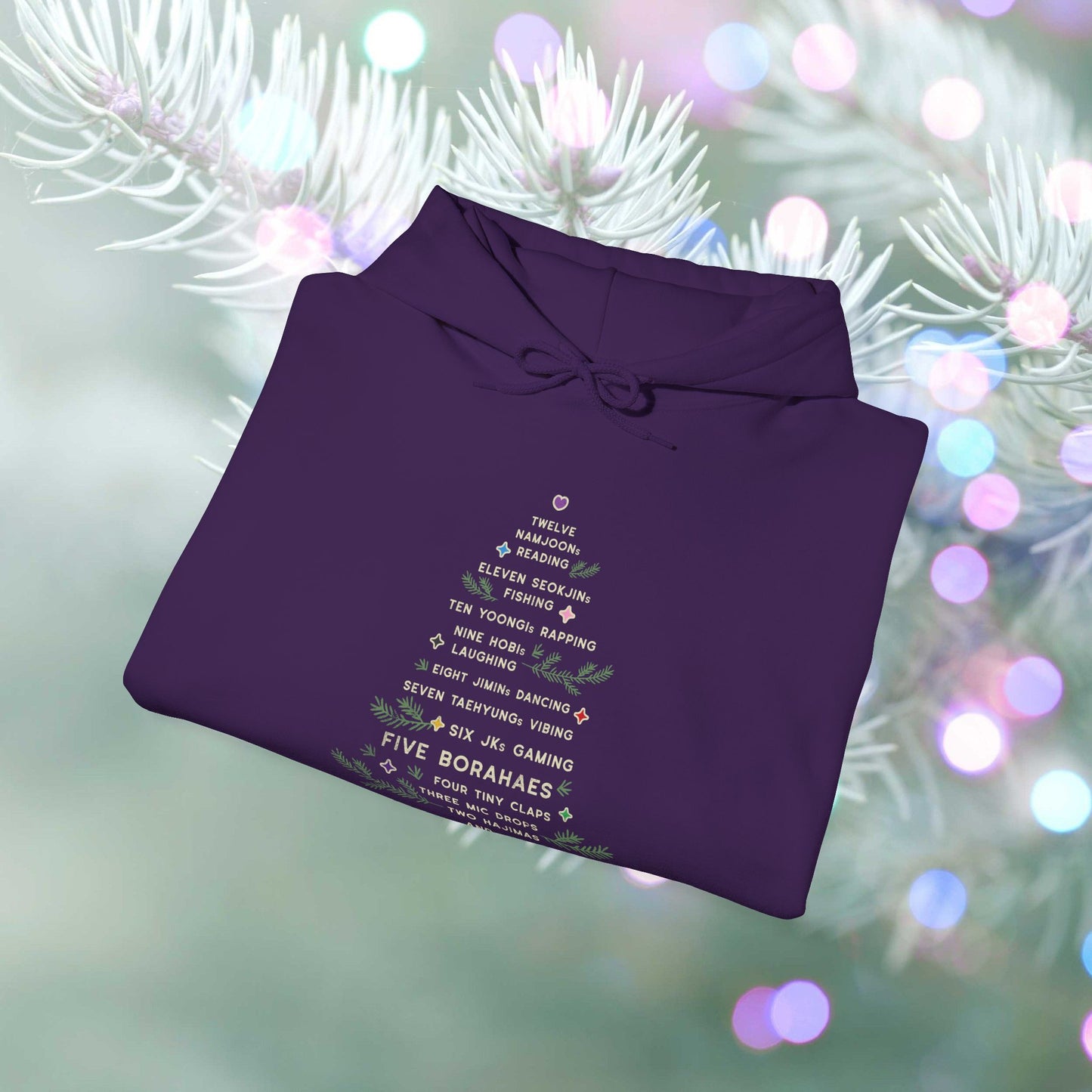 OT7 Hoodie - 12 Days of Bangtan- Fanmade BTS Merch - Cozy Unisex Sweatshirt