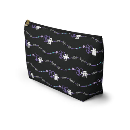 AP529 Heartline Logo Accessory Pouch w/ T-bottom
