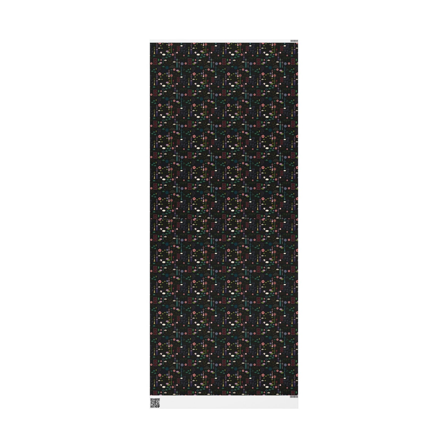 Norigae Night Garden Wrapping Paper - Elegant K-Pop Gift Wrap