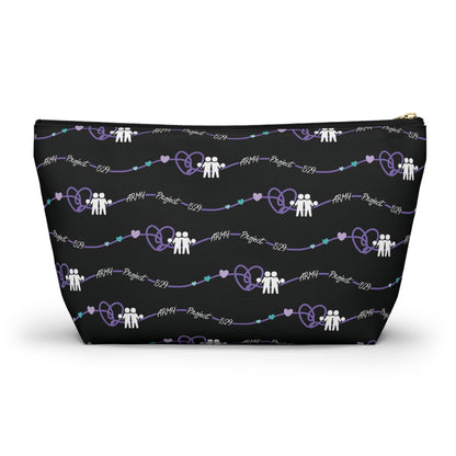 AP529 Heartline Logo Accessory Pouch w/ T-bottom