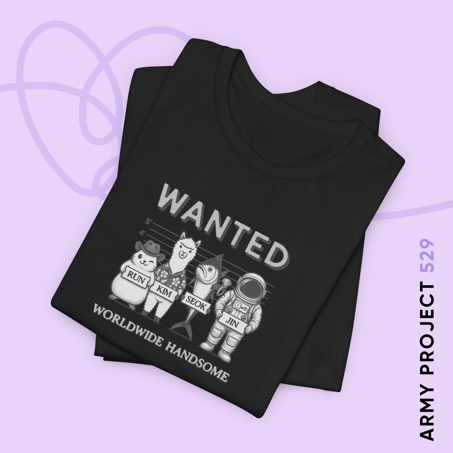 Run Kim Seokjin Unisex Jersey Short Sleeve Tee