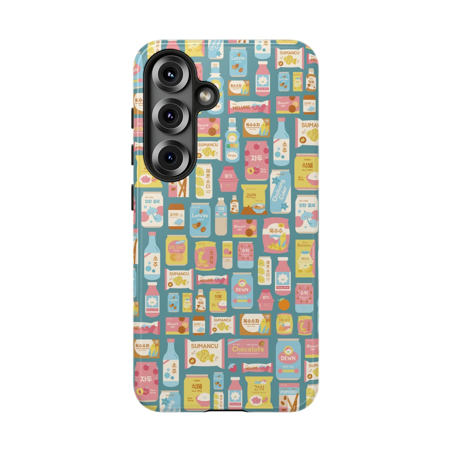 Sweet Pastel Korean Snacks Tough Phone Case - Cute K-Pop Merch - iPhone, Galaxy, Pixel Cover