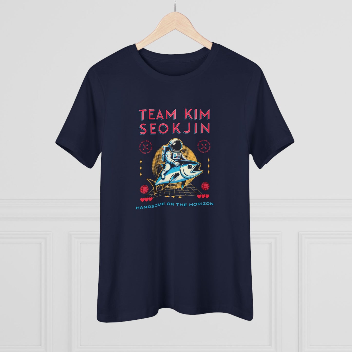 Jin Women's Tee - Team Kim Seokjin - Fanmade BTS Merch - Soft Jersey T-Shirt