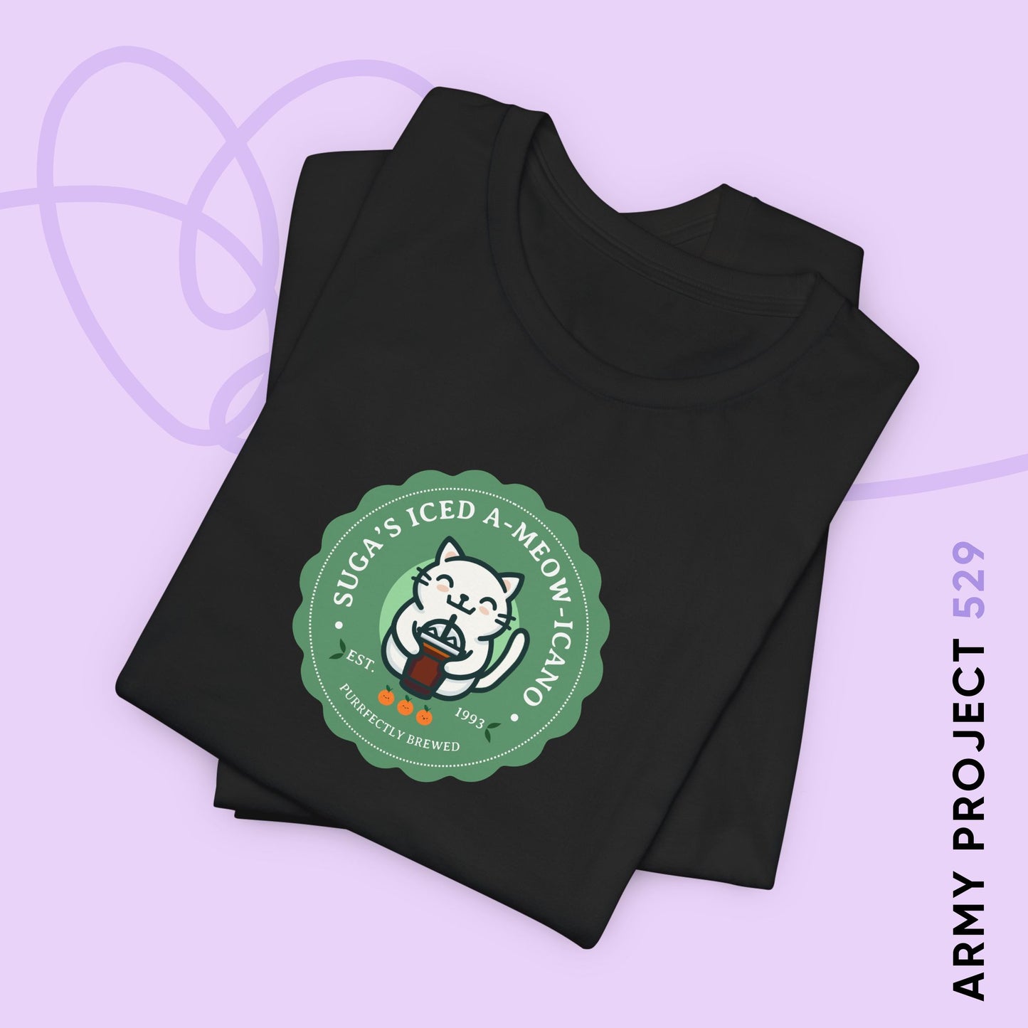 SUGA Iced A-meow-icano Unisex Jersey Short Sleeve Tee