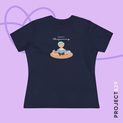 Happily Namjooning Women's Relaxed Jersey Short Sleeve Tee