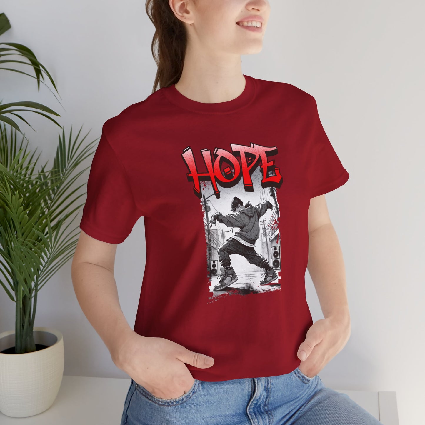 HOTS with Hope (Stop Sign ver.) Unisex Jersey Short Sleeve Tee