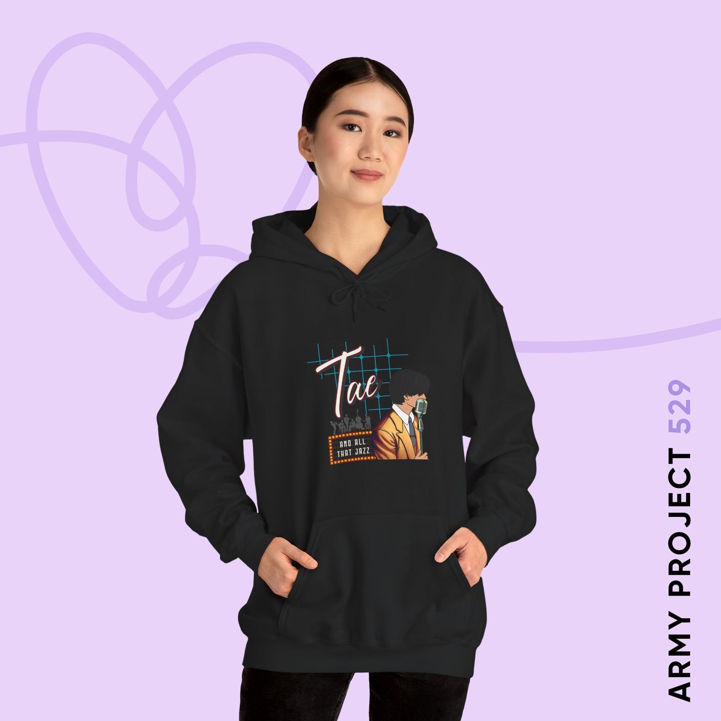 Taehyung 1950s Retro Series Unisex Heavy Blend™ Hoodie