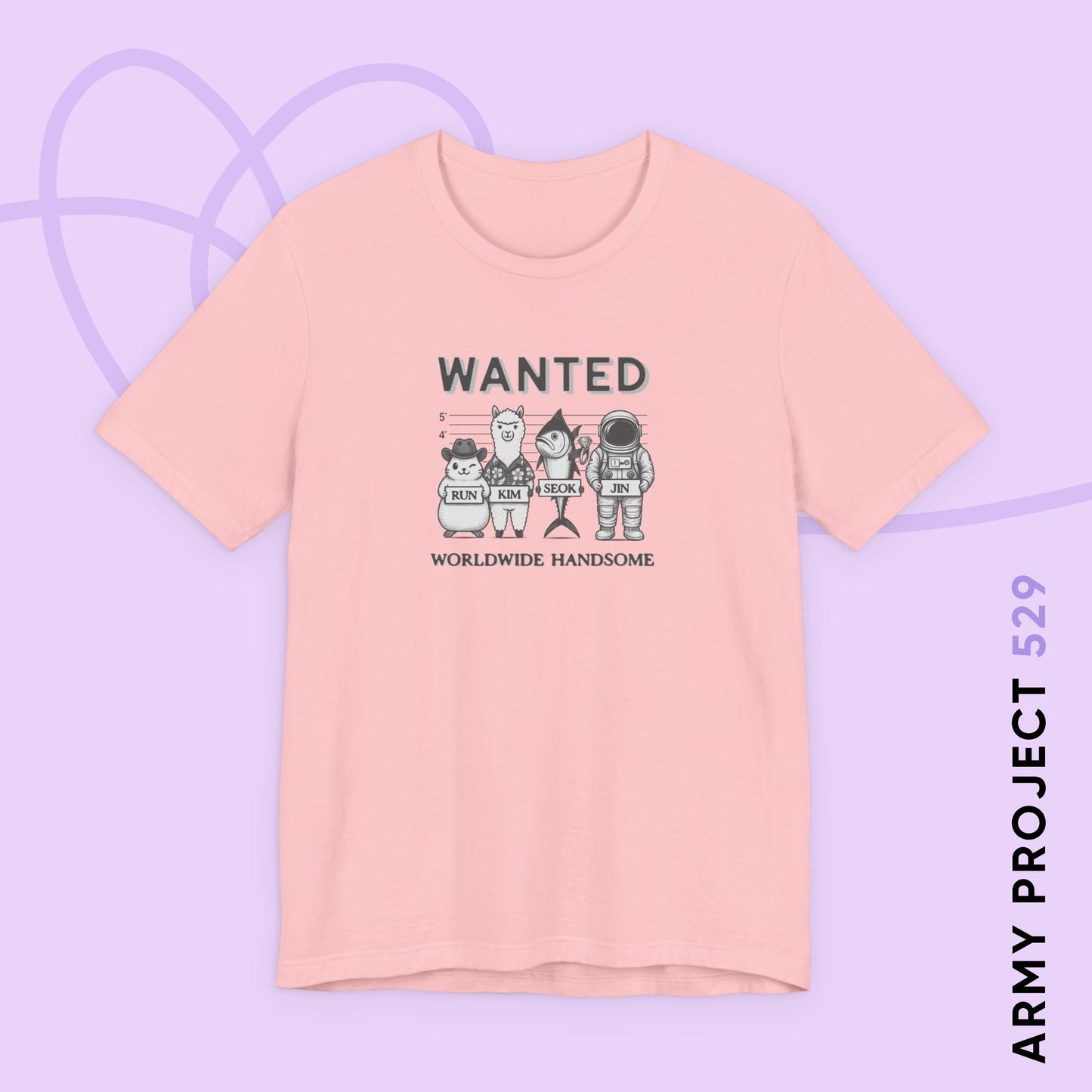 Run Kim Seokjin Unisex Jersey Short Sleeve Tee