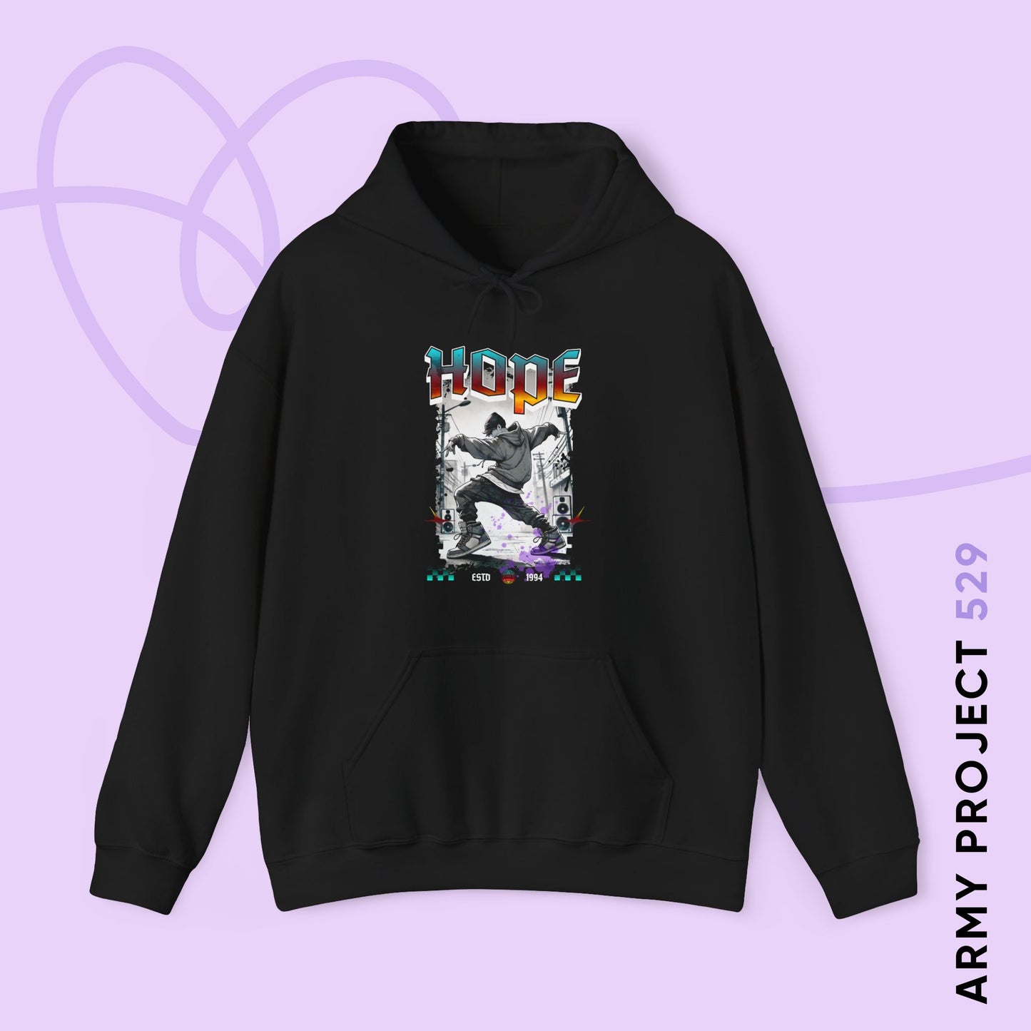 Hobi 1990s Retro Series Unisex Heavy Blend™ Hoodie