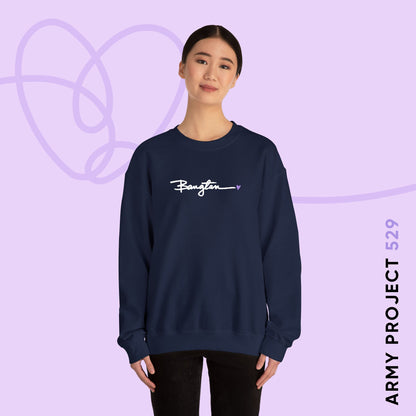 Handwritten Bangtan Unisex Heavy Blend™ Crewneck Sweatshirt