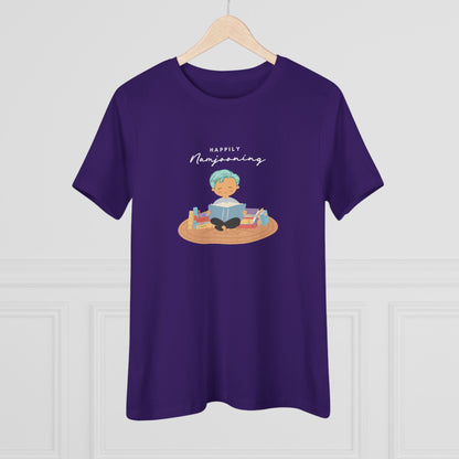 Namjoon Women's Tee - Happily Namjooning - Fanmade BTS Merch - Soft Jersey T-Shirt