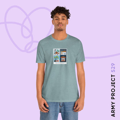Namjoon Short Sleeve Shirt - Funny Fanmade Merch - Care Instructions - Soft Unisex T-Shirt