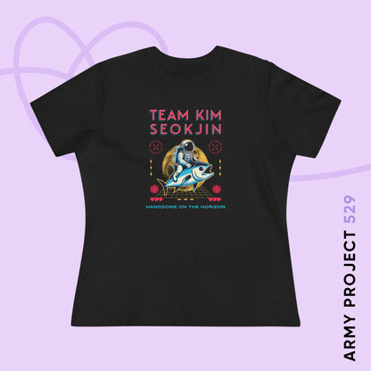 Jin Women's Tee - Team Kim Seokjin - Fanmade BTS Merch - Soft Jersey T-Shirt