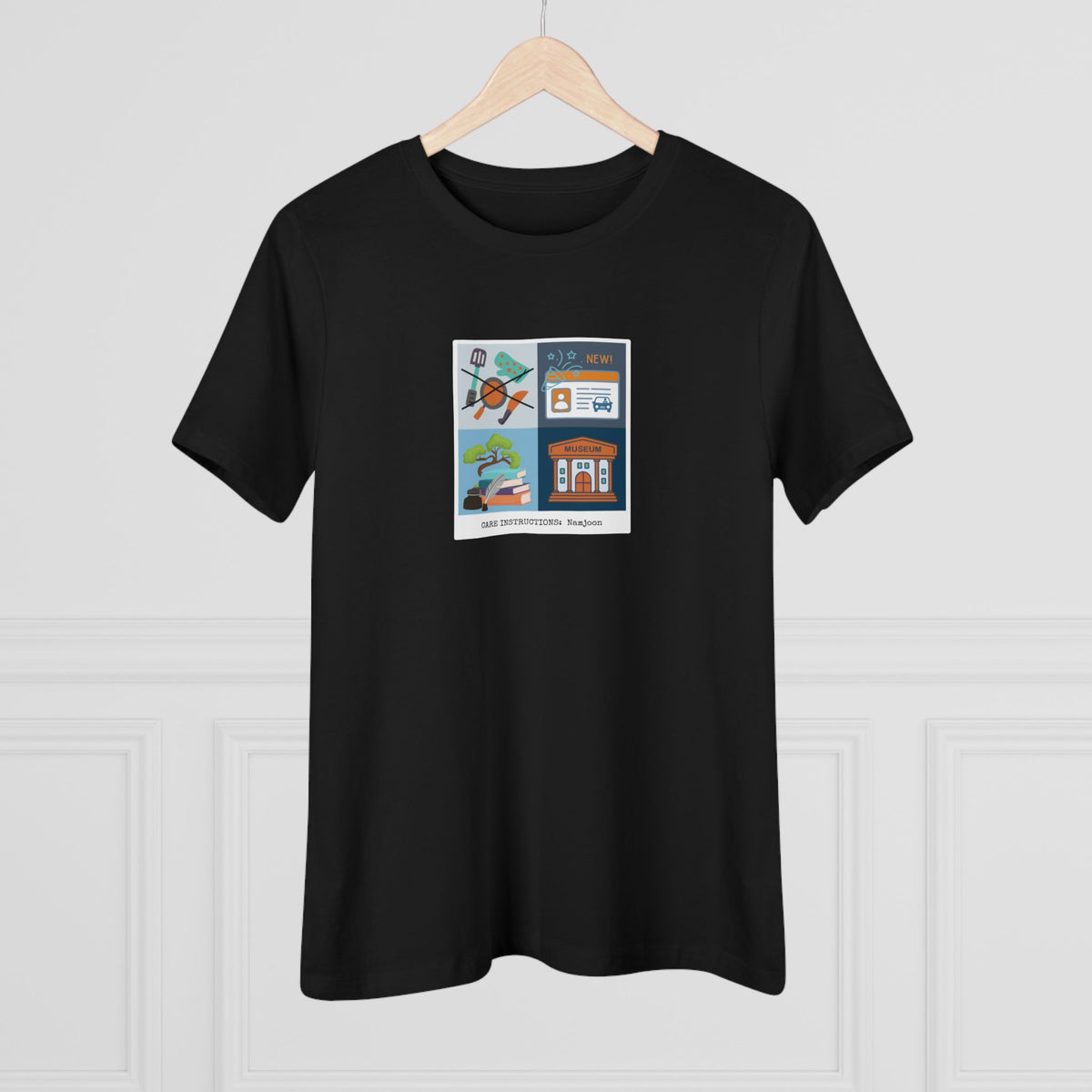 Namjoon Women's Tee - Funny Fanmade Merch - Care Instructions - Soft Jersey T-Shirt