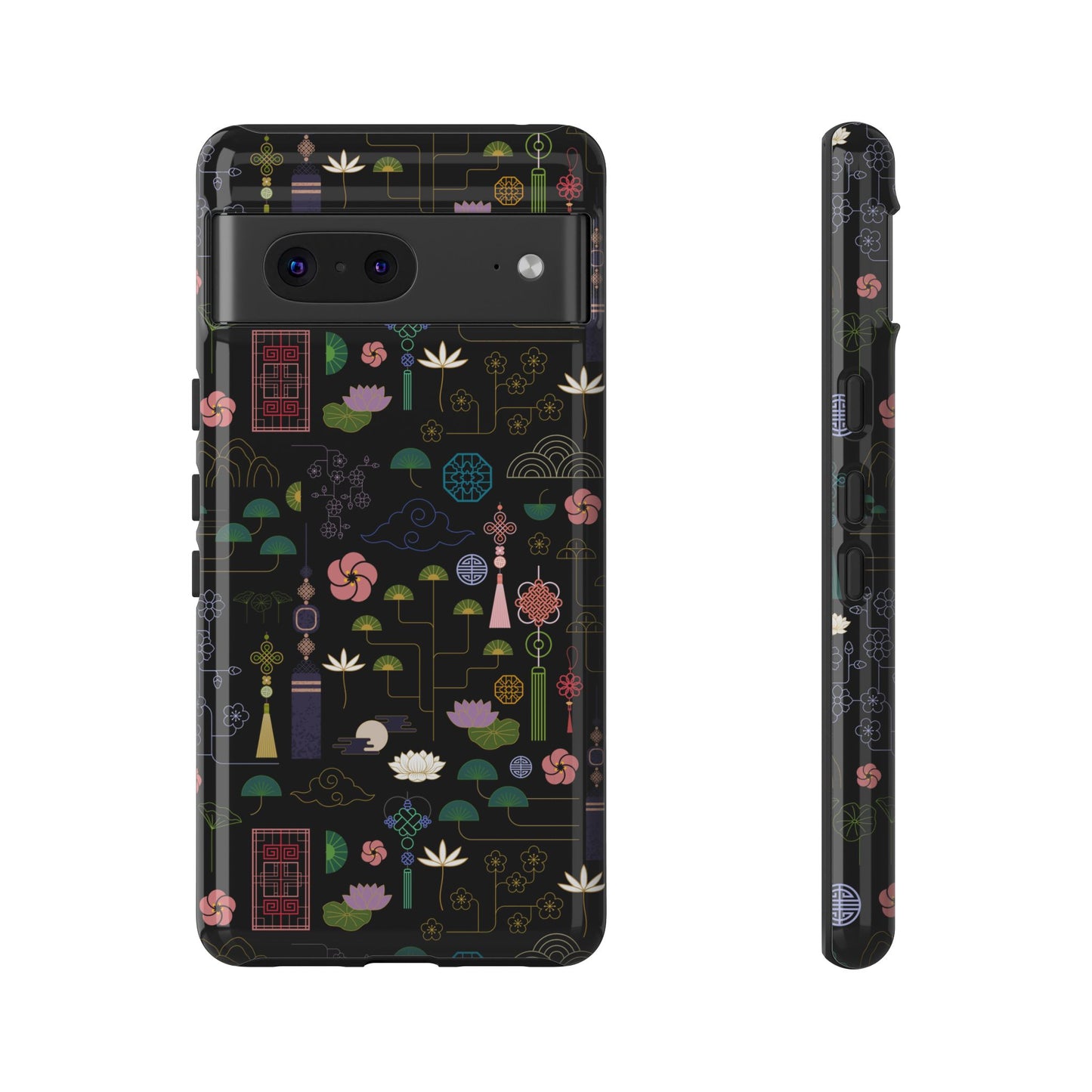 Norigae Night Garden Tough Phone Case - Elegant K-Pop Merch - iPhone, Galaxy, Pixel Cover