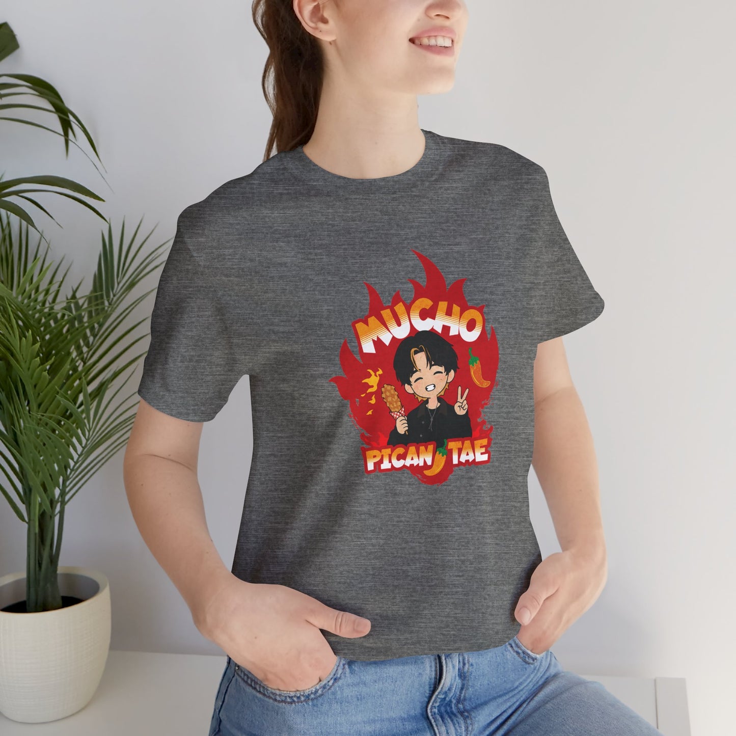 Taehyung Short Sleeve Shirt - Mucho PicanTae - Unisex Jersey T-Shirt