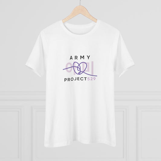 ARMY Project 529 Women's Tee - ARMY Apparel - Soft Jersey T-Shirt