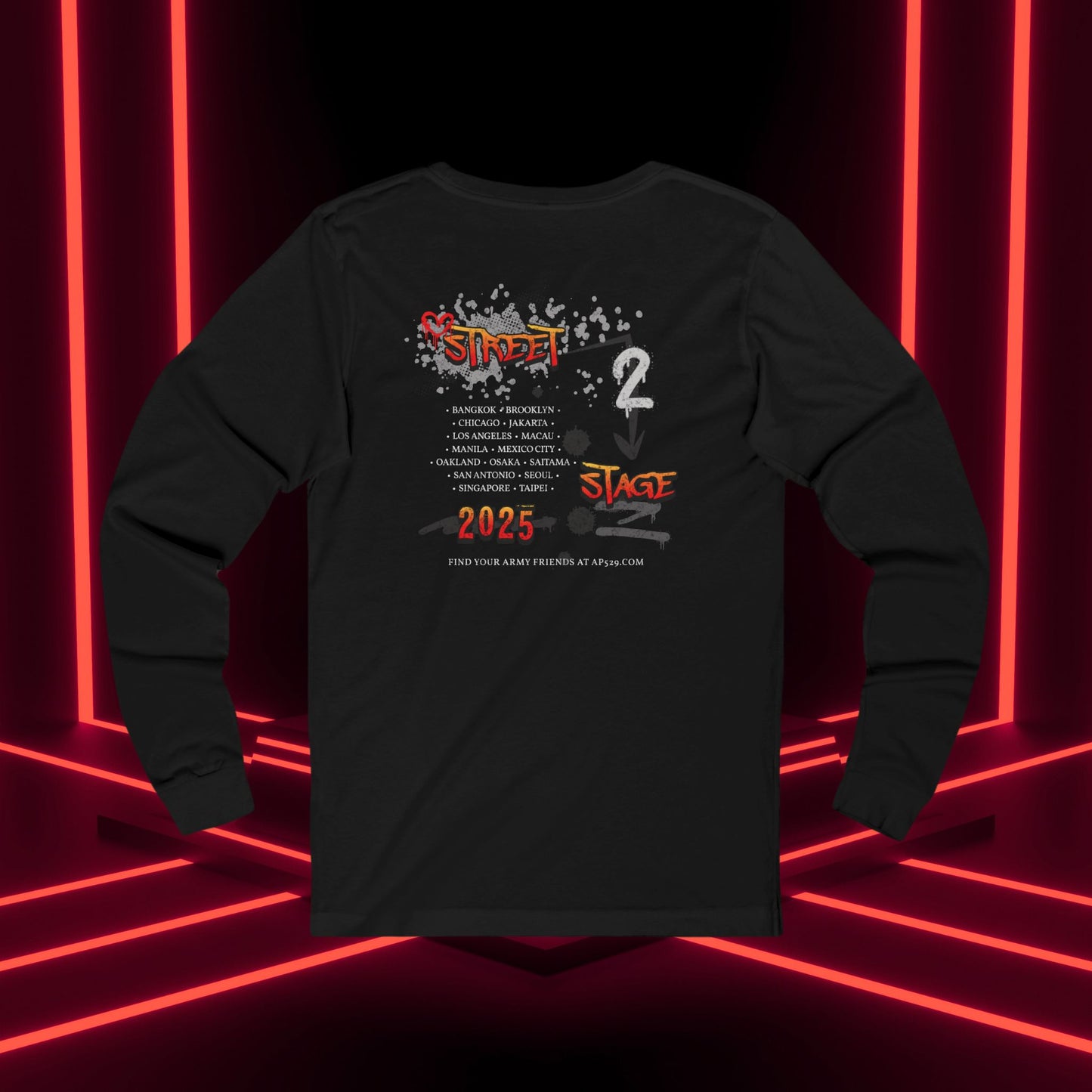 Hobi Concert Long Sleeve Shirt - HOTS with Hope - Fanmade BTS Merch - Soft Unisex T-Shirt