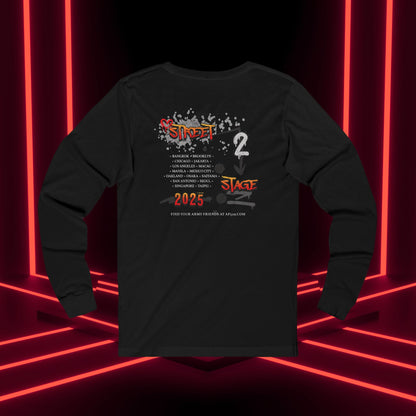 Hobi Concert Long Sleeve Shirt - HOTS with Hope - Fanmade BTS Merch - Soft Unisex T-Shirt