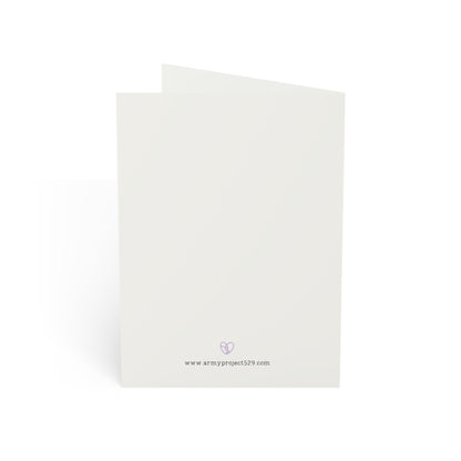 Fanmade BTS Greeting Card - Namjoon Encouragement Quote - Vintage Floral Artwork