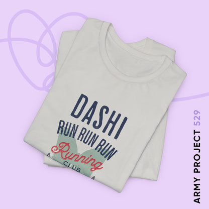 OT7 Short Sleeve Shirt - Dashi Running Club - Fanmade BTS Merch - Unisex Jersey T-Shirt